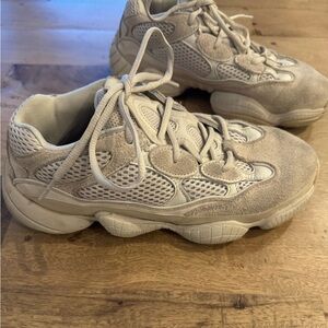 Adidas Yeezy 500 "Blush" sneakers mens size 6 1/2 suede leather chunky sole